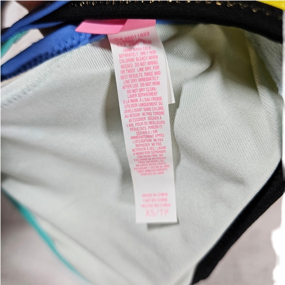 Victoria's Secret Strappy Triangle Bikini Top, Neon Green, XS - Picture 11 of 14